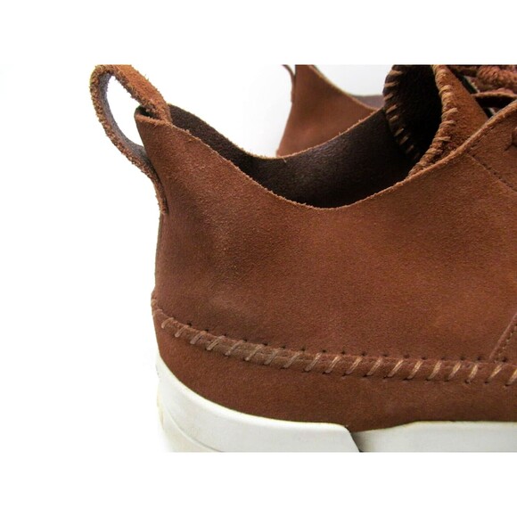 Clarks Originals  Mens Brown Nubuck Lace Up Vibram Sole Moccasins Size US 12 M - Picture 7 of 16